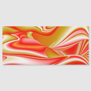 Magnétique Love and Gold Abstrait 3D Rainbowart carte magnéti
