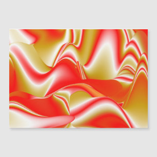 Magnétique Love and Gold Abstrait 3D Rainbowart carte magnéti