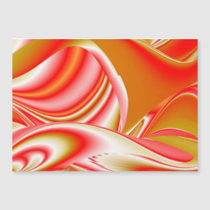 Magnétique Love and Gold Abstrait 3D Rainbowart carte magnéti