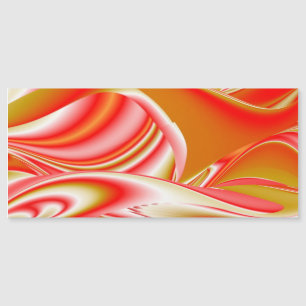 Magnétique Love and Gold Abstrait 3D Rainbowart carte magnéti