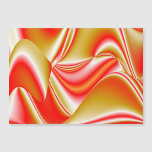Magnétique Love and Gold Abstrait 3D Rainbowart carte magnéti