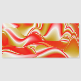Magnétique Love and Gold Abstrait 3D Rainbowart carte magnéti