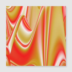 Magnétique Love and Gold Abstrait 3D Rainbowart carte magnéti