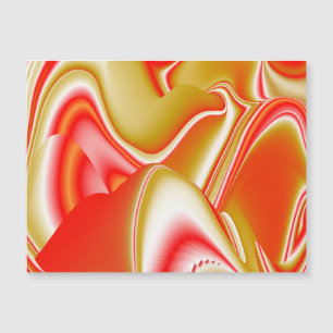 Magnétique Love and Gold Abstrait 3D Rainbowart carte magnéti