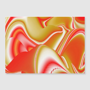 Magnétique Love and Gold Abstrait 3D Rainbowart carte magnéti