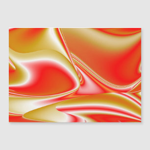 Magnétique Love and Gold Abstrait 3D Rainbowart carte magnéti