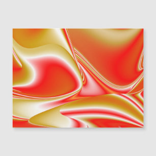 Magnétique Love and Gold Abstrait 3D Rainbowart carte magnéti