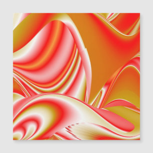 Magnétique Love and Gold Abstrait 3D Rainbowart carte magnéti