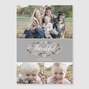 Magnétique Magnétique, Thanksgiving Carte photo