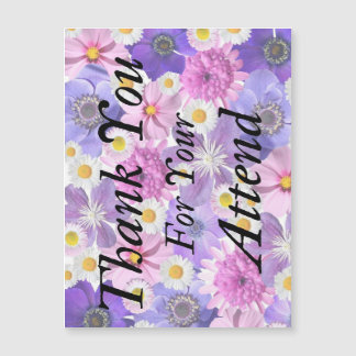 Magnétique Merci pour votre carte de mariage d'assistance