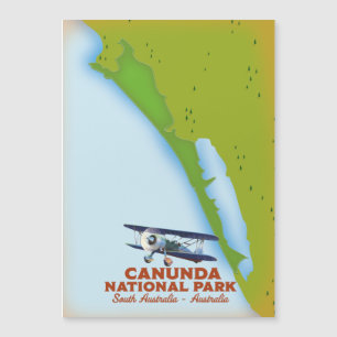 Magnétique parc national de Canunda carte d'Australie méridio