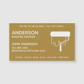 Magnétique Peinture professionnelle. Carte de visite magnétiq (Devant)