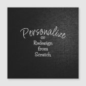 Magnétique Personnaliser ou créer à partir de Scratch - Carte (Devant)