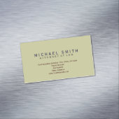 Magnétique Procureur à la loi Carte de visite minimal (In Situ)