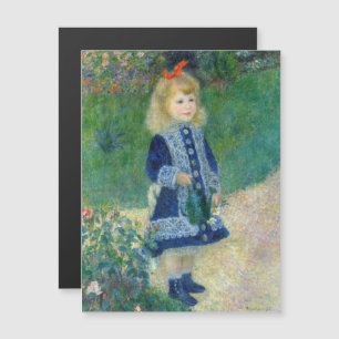 Magnétique Renoir - Une fille avec une arrosage carte magnéti