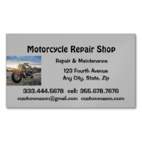 Réparation et service de moto Carte de visite