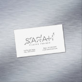 Magnétique SARAH Nom Pilates Instructeur Carte de visite (In Situ)