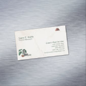 Magnétique Service d'arrosage plante Carte de visite de texte (In Situ)