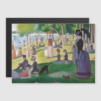 Seurat - Un dimanche à La Grande Jatte Carte magné