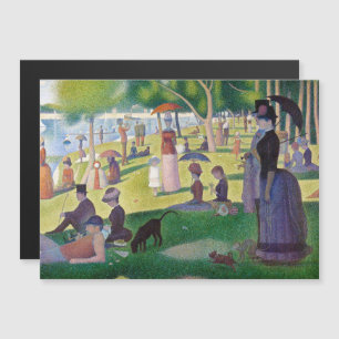 Magnétique Seurat - Un dimanche à La Grande Jatte Carte magné