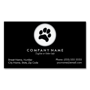 Magnétique Soins aux animaux de compagnie Carte de visite mag