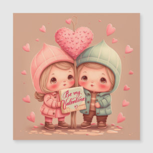 Magnétique Sois ma carte valentine