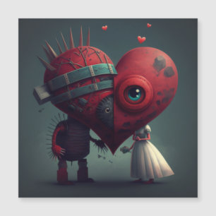 Magnétique Soyez ma carte Valentine