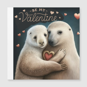 Magnétique Soyez ma carte Valentine