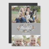 Magnétique, Thanksgiving Carte photo (Devant / Derrière)