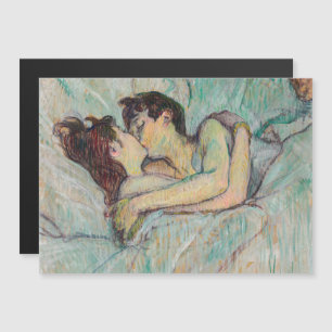Magnétique Toulouse-Lautrec - Au lit, le baiser Carte magnéti