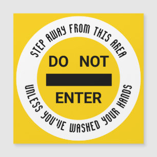 Magnétique Viandes Hygiène alimentaire Laver les mains Carte 