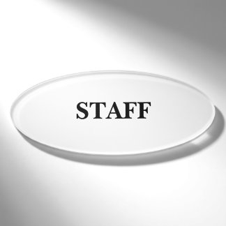 Magnetisch Badge - Personeel