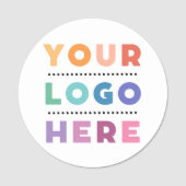 Magnetisch bedrijf Logo Naamplaatje (Voorkant)