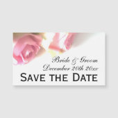 Magnetisch Bewaar de datumkaarten met roze roosfot (Voorkant)