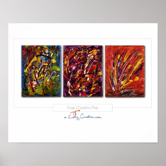 Magnetisch | Crackle | POP POSTER (Voorkant)