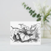 Magnetisch drakenvliegtuig briefkaart (Staand voorkant)