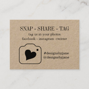 Magnetisch Label Kraft Small Business Order Insert