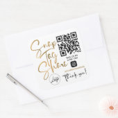 Magnetisch Label QR Code Sociale media (Envelop)