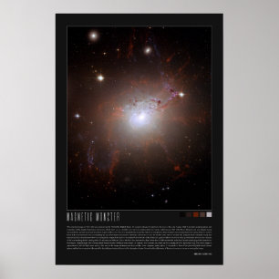 Magnetisch monster (NGC 1275) Poster