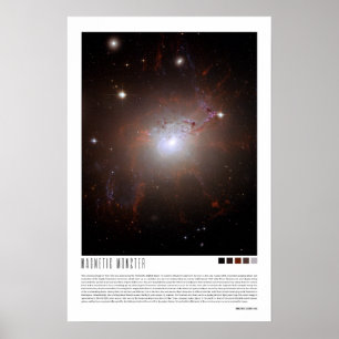 Magnetisch monster (NGC 1275) Poster