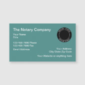 Magnetisch Notarisch Openbaar Embleem Ontwerp (Voorkant)