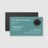 Magnetisch Notarisch Openbaar Embleem Ontwerp (Voorkant / Achterkant)