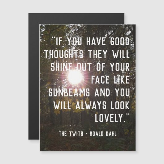 Magnetisch opsplitsen prijsopgave - Roald Dahl (Voorkant / Achterkant)