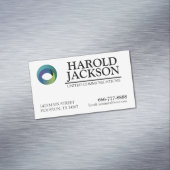 Magnetisch Visitekaartje met Logo (Voorbeeld)