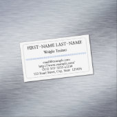 Magnetisch Visitekaartje met trainingsscherm (Voorbeeld)