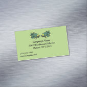 Magnetisch Visitekaartje van het zorgbedrijf (Voorbeeld)