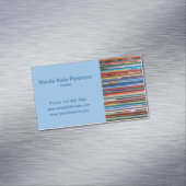 magnetisch visitekaartje van leraar (Voorbeeld)