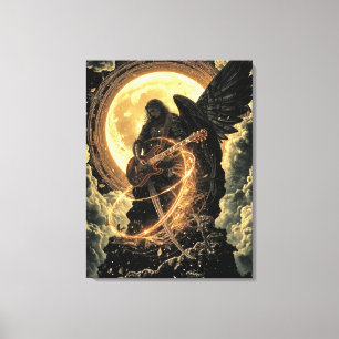 Magnetisch vuur. Uit het nummer Magnetic Fire.  Canvas Afdruk