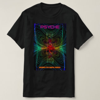 magnetische abstractie t-shirt