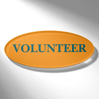 Magnetische Badge - Vrijwilliger